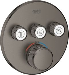 Grohe Grohtherm SmartControl Thermostat for Concealed Installation with 3 Valves - Brushed Hard Graphite - 29121AL0