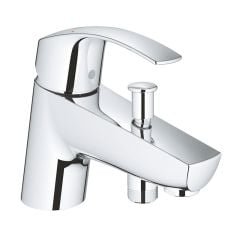 Grohe Eurosmart Bath/Shower Mixer Tap - Chrome - 33412002