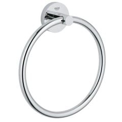 Grohe Essentials Towel Ring - Chrome - 40365001