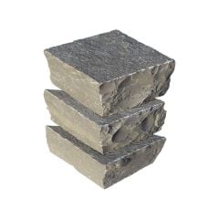 Global Stone Pathway Setts Single Size Pack - 150 x 150 x 22-50mm - Pack of 500 - Limestone Cathedral - CALS1515