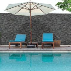 Global Stone Porcelain Wall Cladding Single 26 Pack 75x380mm Charcoal KECH7538