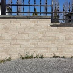 Global Stone Porcelain Wall Cladding Single Size 34 Pack 75x385mm Chrome KECE7538