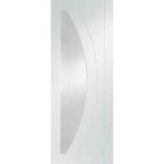 XL Joinery Salerno Internal White Primed Fire Door with Clear Glass 1981x762x44mm - GWPSAL30-FD