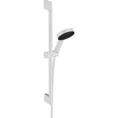 hansgrohe Pulsify Select S Ecosmart 3jet Relaxation Shower Set 105 With Shower Bar 65 Cm - Matt White - 24161700