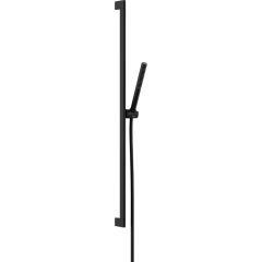 hansgrohe Pulsify S Ecosmart 1jet Shower Set 100 With Shower Bar 900mm - Matt Black - 24382670