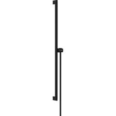 hansgrohe Unica Shower Bar S Puro 90cm With Isiflex Shower Hose - Matt Black - 24405670