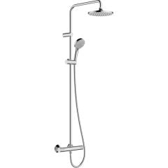 hansgrohe Vernis Blend Showerpipe 200 1jet EcoSmart+ With Thermostat - Chrome - 26318000