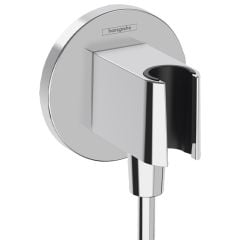 hansgrohe FixFit S Shower Wall Outlet with Shower Holder - Chrome - 26888000