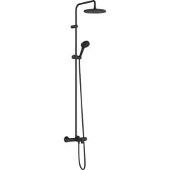 hansgrohe Vernis Blend Showerpipe 240 1jet With Bath Thermostat - Matt Black - 26899670