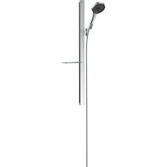 hansgrohe Rainfinity Ecosmart Shower Set 130 3jet With Shower Bar 90cm And Soap Dish - Chrome - 27672000