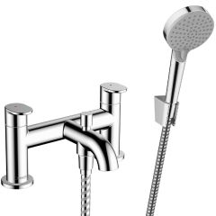 hansgrohe Vernis Blend 2 Hole Bath / Shower Mixer Tap - Chrome - 71461000