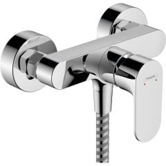 hansgrohe Rebris S Single Lever Shower Mixer Valve For Exposed Installation - Chrome - 72640000