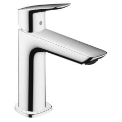 hansgrohe Logis EcoSmart Basin Mixer Tap 110 Fine With Push-Open Waste - Chrome - 71252000