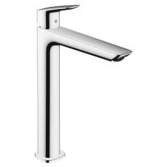 hansgrohe Logis EcoSmart Basin Mixer Tap 240 Fine With Pop-Up Waste - Chrome - 71257000