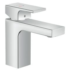 hansgrohe Vernis Shape CoolStart EcoSmart Basin Mixer Tap 100 With Pop-Up Waste - Chrome - 71594000