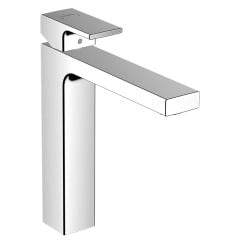 hansgrohe Vernis Shape EcoSmart Basin Mixer Tap 190 With Metal Pop-Up Waste - Chrome - 71590000