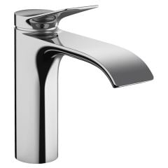 hansgrohe Vivenis CoolStart EcoSmart Single Lever Basin Mixer Tap 110 With Pop-Up Waste - Chrome - 75023000