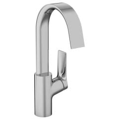hansgrohe Vivenis EcoSmart Basin Mixer Tap 210 With Swivel Spout & Pop-Up Waste - Chrome - 75030000
