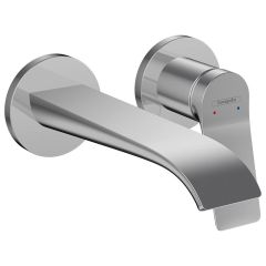 hansgrohe Vivenis Wall Mounted EcoSmart Basin Mixer Tap With 19.2cm Spout - Chrome - 75050000