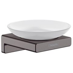 hansgrohe AddStoris Soap Dish - Brushed Black Chrome - 41746340