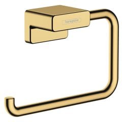 hansgrohe AddStoris Toilet Roll Holder without Cover - Polished Gold Optic - 41771990