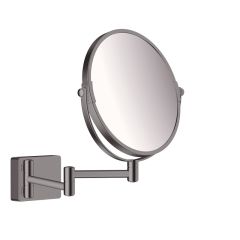 hansgrohe AddStoris Shaving Mirror - Brushed Black Chrome - 41791340