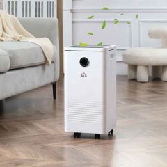 HOMCOM 10L Smart App Control Dehumidifier - White - 821-022V70WT