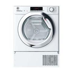  Hoover H500 BATD H7A1TCE-80 B/I 7kg Dryer - White w/Chrome Door - Front