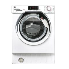 Hoover H300 HBWS 58D1ACE-80 B/I 1500rpm 8kg Washing Machine - White w/Chrome Door - Lifestyle