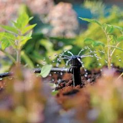 Hozelock End of Line Adjustable Mini Sprinkler on Stake 4mm (Pack of 12) - Lifestyle