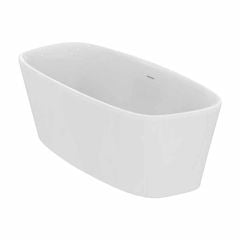Ideal Standard Dea 1800x800mm Freestanding Double Ended Bath with Clicker Waste and Integrated Slotted Overflow - White - E306701