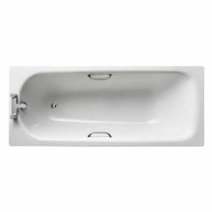 Ideal Standard Simplicity 1700x700mm Single Ended Bath - 2 Tap Holes - E818701