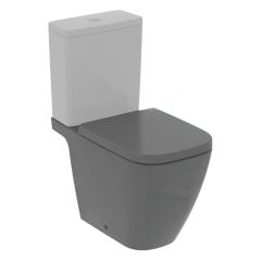 Ideal Standard i.Life B Close Coupled Pan with Rimless Technology - Gloss Grey - T461258