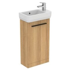 Ideal Standard i.life S 410mm Floor Standing 1 Door Vanity Unit - Natural Oak - T5005NX