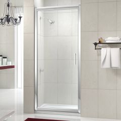 Merlyn 8 Series Infold Shower Door with Merlyn MStone Tray 760mm - MS84410