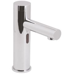 Vado I-Tech Zoo Infra-Red Mono Basin Mixer Deck Mounted Mains Or Battery Operated Takes Standard Aa Batteries - Chrome - IR-100/ZOO-C/P