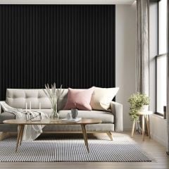 JB Kind Laminate Acoustic Wall Panel - Black - LAMBLWP2400FSC