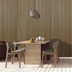 JB Kind Veneer Acoustic Wall Panel - Oak - OWALLP2400FSC