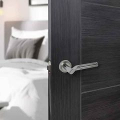JB Kind Miami Privacy Latch Door Handle Pack - Stainless Steel - IMIAPP