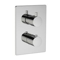 Methven Kaha Concealed Twin Outlet Shower Valve - ABS Plate - KAHA 2DA