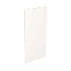 Kitchen Kit Slab 800mm Wall Cabinet End Panel Only - Super Gloss - White - FKKF0044