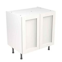 Kitchen Kit Shaker 800mm Base Cabinet - Ultra Matt - White - FKKH0536