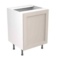 Kitchen Kit Shaker 600mm Sink/Hob Cabinet - Ultra Matt - Light Grey - FKKH0735