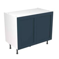 Kitchen Kit Shaker 1000mm Base Cabinet - Ultra Matt - Indigo Blue - FKKH1308