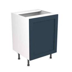 Kitchen Kit Shaker 600mm Sink/Hob Cabinet - Ultra Matt - Indigo Blue - FKKH1335