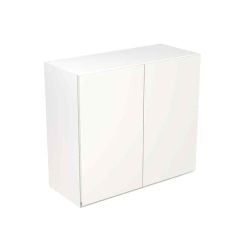 Kitchen Kit J-Pull 800mm Wall Cabinet - Super Gloss - White - FKKJ0038