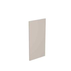 Kitchen Kit J-Pull 800mm Wall Cabinet End Panel Only - Super Gloss - Light Grey - FKKJ0244