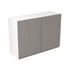 Kitchen Kit J-Pull 1000mm Wall Cabinet - Super Gloss - Dust Grey - FKKJ0315