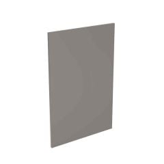 Kitchen Kit J-Pull 600mm Base Cabinet End Panel Only - Super Gloss - Dust Grey - FKKJ0328