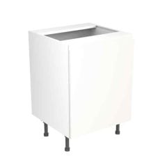 Kitchen Kit J-Pull 600mm Sink/Hob Cabinet - Ultra Matt - White - FKKJ0535